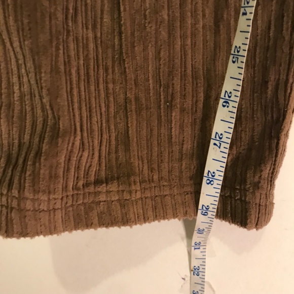 Vintage Y2K Starwear Chocolate Brown Corduroy Pants wide wale corduroy 13/14 - Picture 11 of 11
